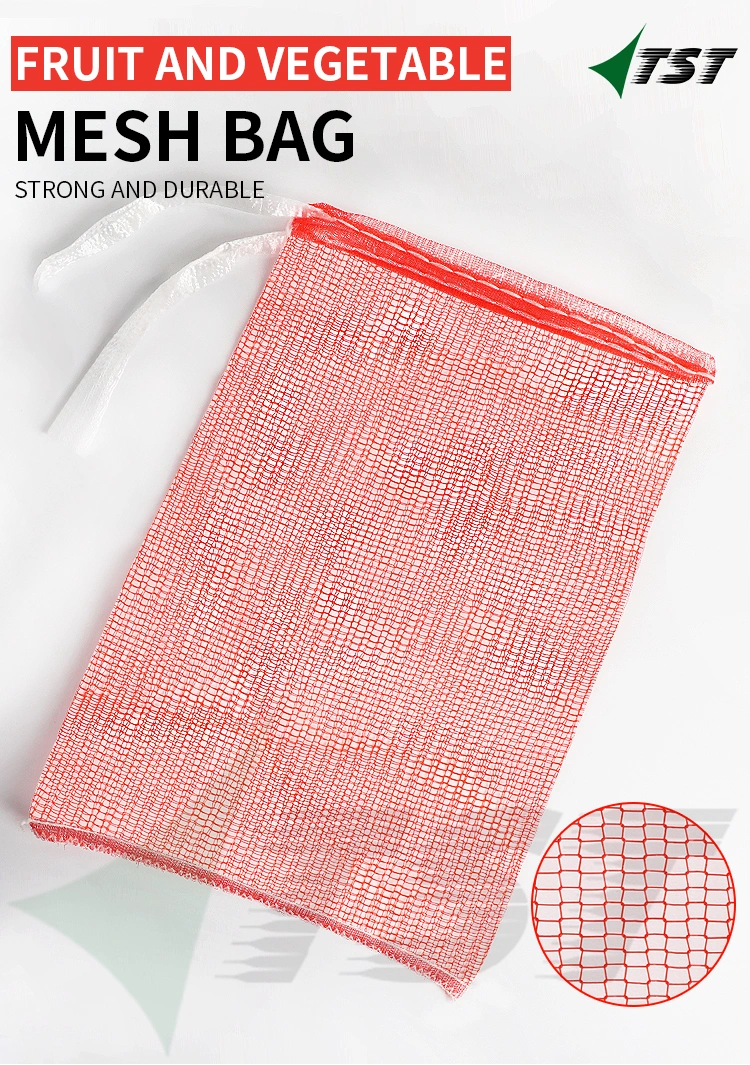 High Quality Low Price Red Fruit Packing Mono Filament Mesh Bag