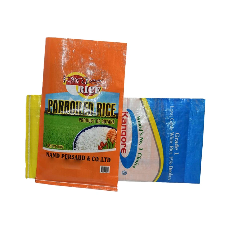 Cheap Rice Packing Empty Plastic Sacks Luxury Special Green Design Logo Color Printing Waterproof PP Woven Bag