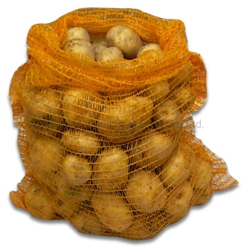 Packaging Potato Green PE Raschel Mesh Net Bags
