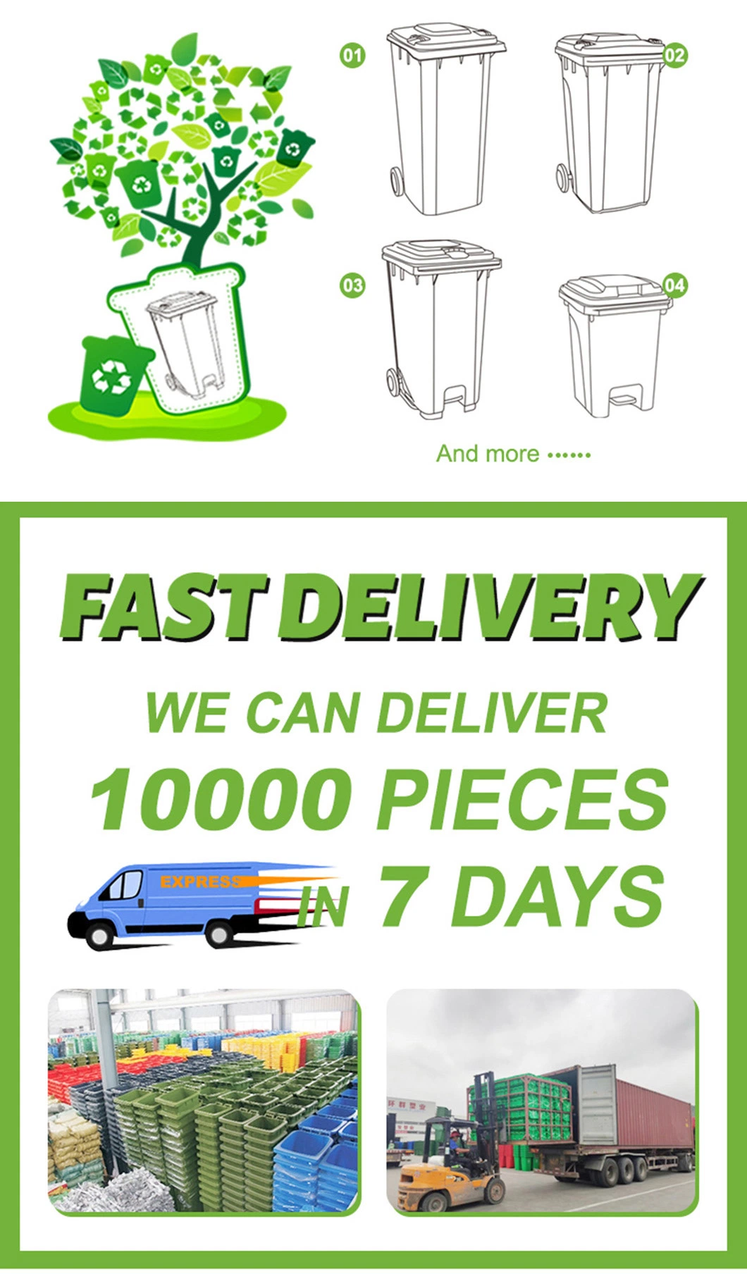 90L Garbage Waste Bin Custom Logo 23 Gallon Slim Plastic Trash Cans