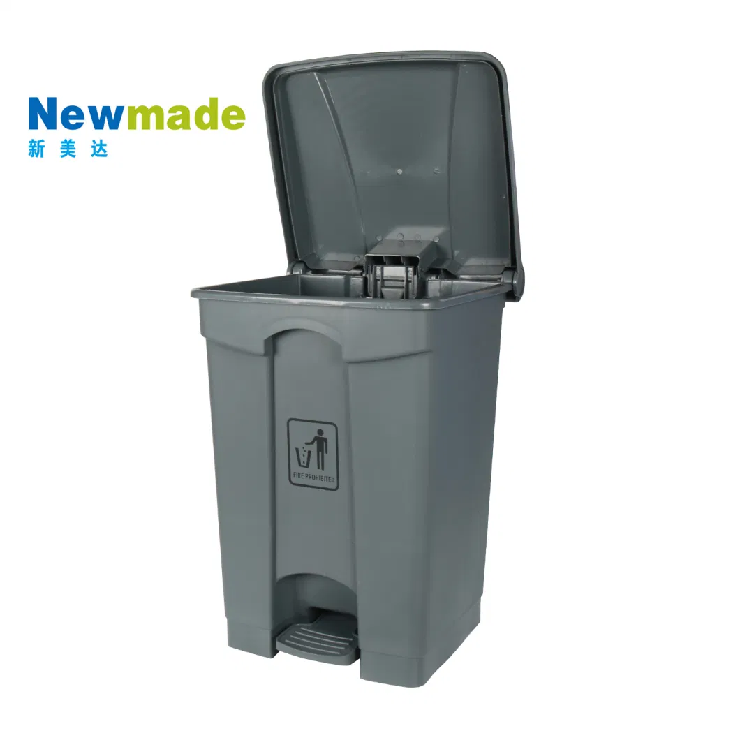 68loutdoor Trash Can Recycle Dustbin Plastic Waste Rubbish Garbage Bin