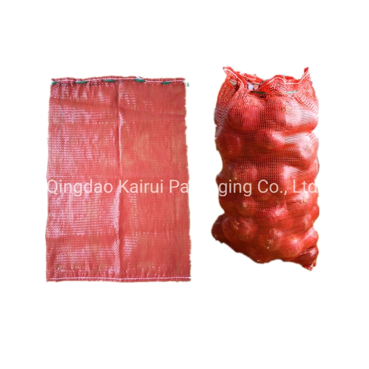 50*80cm PP Plastic Tubular Net Bag Vegetables Fruit Mesh Bag