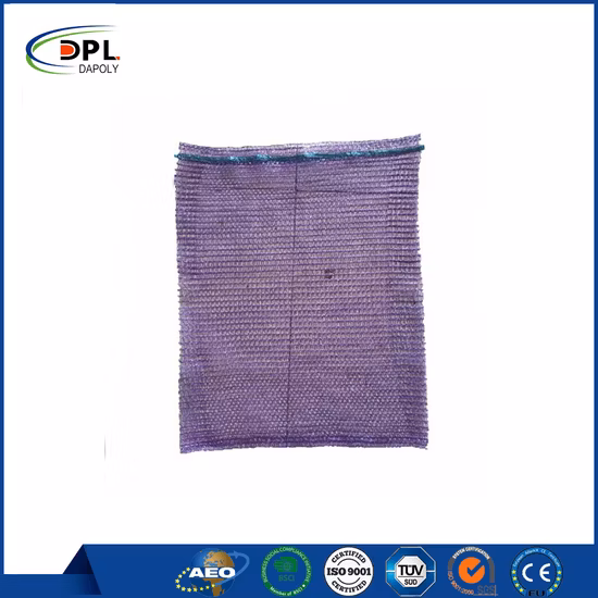 High Quality Plastic 50kg Onion Potato Sacks Tubular PP Mesh Bag Onion Fruit Net Bags Hot for Sale