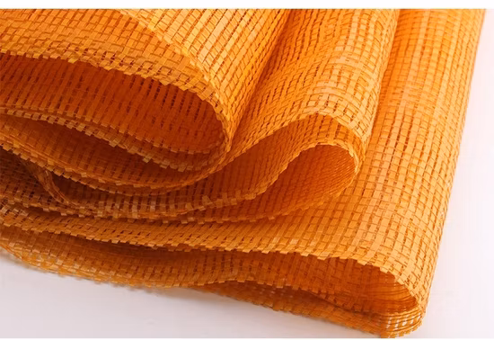 China Factory UV Treated Drawsting 10kg 25kg 30kg 50kg Firewood Vegetable Onion Potato Fruit Firewood Packaging PP Tubular Net Mesh Bag