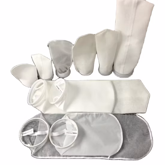 Food Grade 25 50 100 Micron Hot Melt Custom Size Nylon Polyester PP Mesh Circular Liquid Filter Bag for Medical Industry