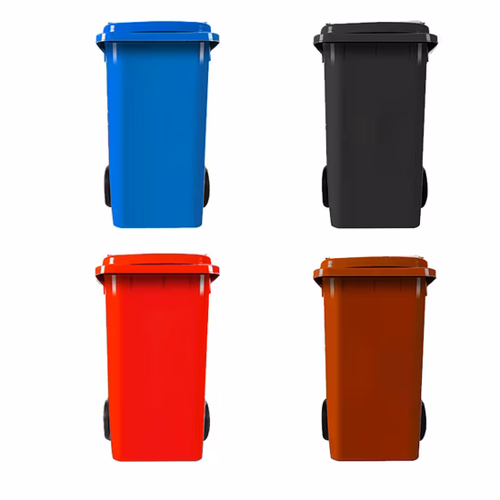Hotel Restaurant Kitchen Office Outdoor Plastic Recycle Waste Garbage Rubbish Bin Trash Can
