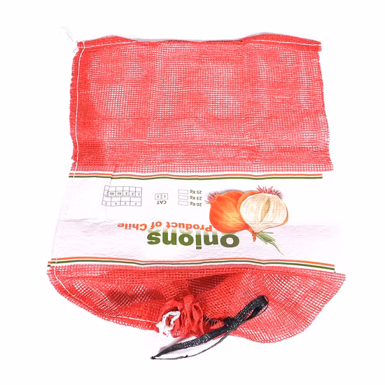 High Quality Customized PP Tubular Mesh Bag with Draw String for Packing Potato, Onion, Garlic, Vegetable, Fruit