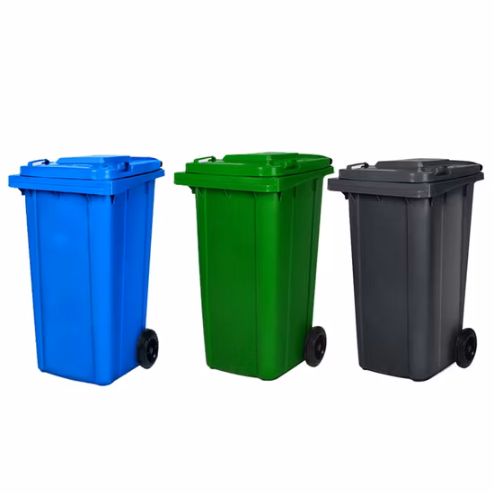 Floor Standing Kitchen Plastic Garbage Bins Waste Bin Household Trash Can Recycle Without Wheels
