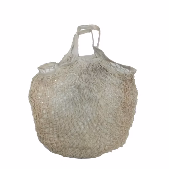 Gots Reusable Organic Cotton String Shopping Bags Eco