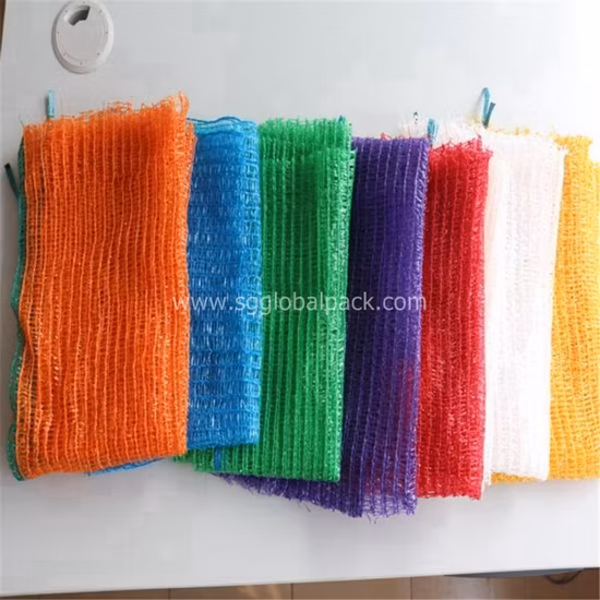 PE Raschel Mesh Netting Knitting Vegetalbe Potato Onion Plastic Packing Bag