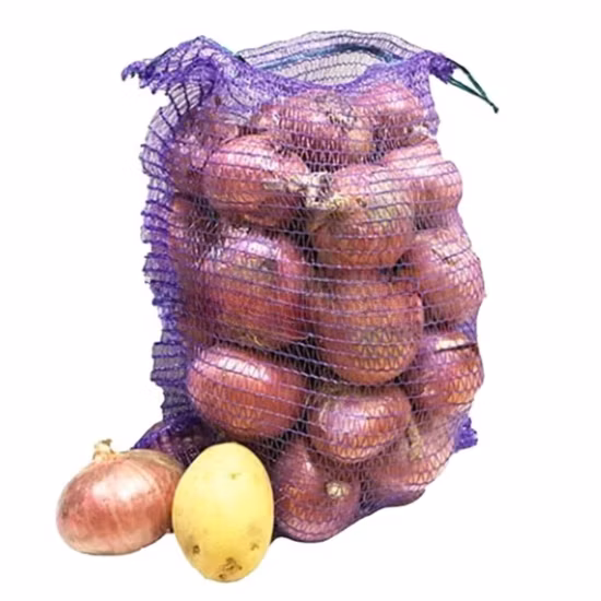 Packaging Potato Green PE Raschel Mesh Net Bags