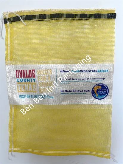 Wholesale PP/PE, HDPE Reusable Produce Small Packaging Potato Mesh Net Bags for Vegetables Fruit